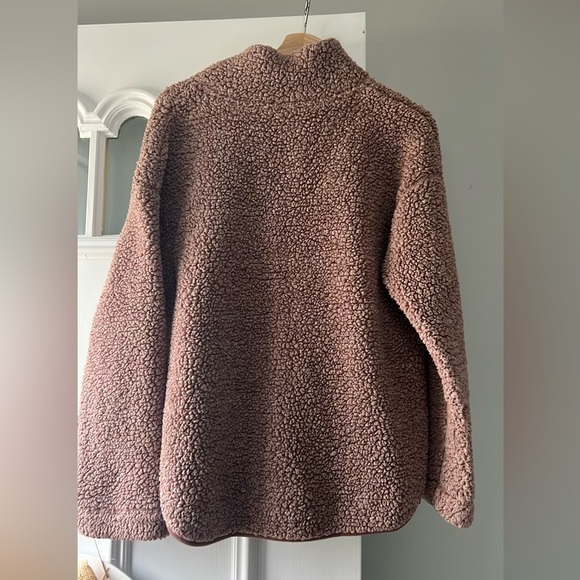 Old navy Sherpa quarter zip - Picture 1 of 3